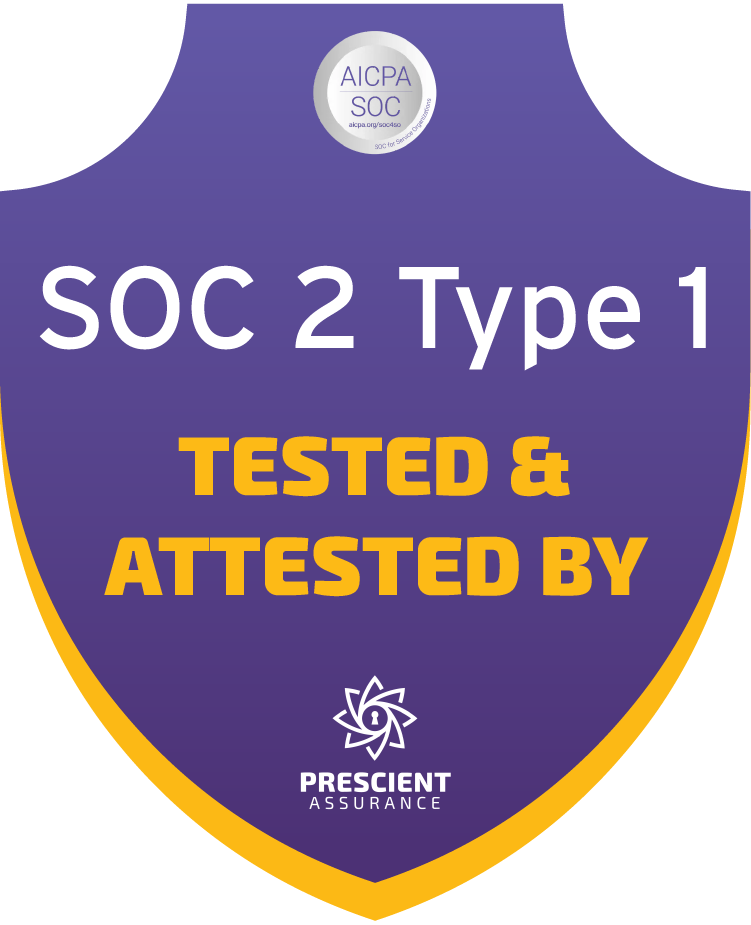 SOC 2 Type 1 Certified Badge